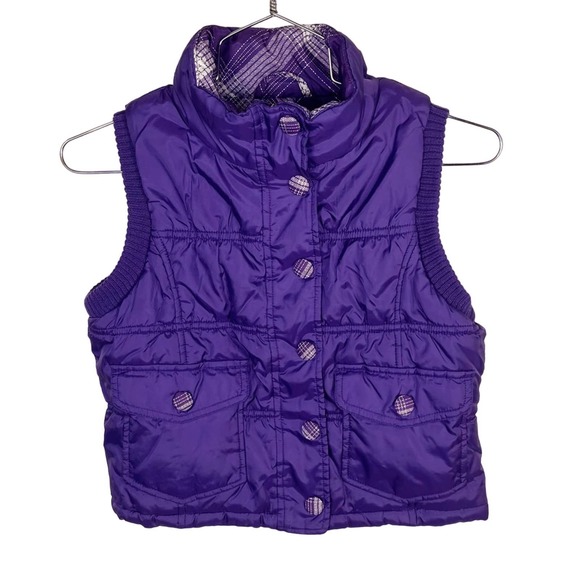 WEATHERPROOF | Purple Quilted Puffer Vest | Girl's - Picture 1 of 9